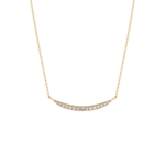 0.091 TCW Round Lab-Grown Diamond Smile Charm Necklace 2