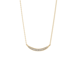 0.091 TCW Round Lab-Grown Diamond Smile Charm Necklace 5