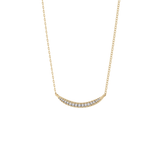 0.091 TCW Round Lab-Grown Diamond Smile Charm Necklace 5