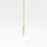 0.091 TCW Round Lab-Grown Diamond Smile Charm Necklace 4