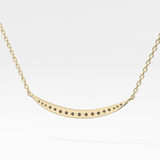 0.091 TCW Round Lab-Grown Diamond Smile Charm Necklace 6