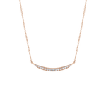 0.091 TCW Round Lab-Grown Diamond Smile Charm Necklace 8