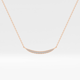 0.091 TCW Round Lab-Grown Diamond Smile Charm Necklace 7
