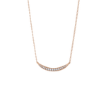 0.091 TCW Round Lab-Grown Diamond Smile Charm Necklace 11
