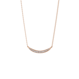 0.091 TCW Round Lab-Grown Diamond Smile Charm Necklace 11