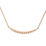 0.091 TCW Round Lab-Grown Diamond Smile Charm Necklace 12