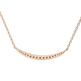 0.091 TCW Round Lab-Grown Diamond Smile Charm Necklace 12