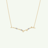 0.07 TCW Round Lab-Grown Diamond Nature Inspired Necklace