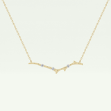 0.07 TCW Round Lab-Grown Diamond Nature Inspired Necklace
