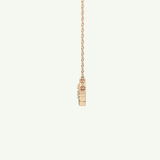 0.07 TCW Round Lab-Grown Diamond Nature Inspired Necklace