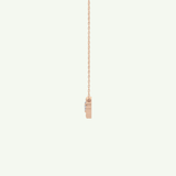 0.07 TCW Round Lab-Grown Diamond Nature Inspired Necklace