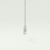 0.123 TCW Round Lab-Grown Diamond Nature Inspired Necklace