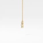 0.16 TCW Round Lab-Grown Diamond Flower Charm Necklace 4