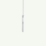 0.435 TCW Round Lab-Grown Diamond D Initial Necklace