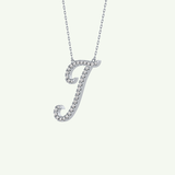0.189 TCW Round Lab-Grown Diamond I Initial Necklace