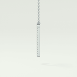 0.189 TCW Round Lab-Grown Diamond I Initial Necklace