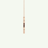 0.198 TCW Round Lab-Grown Diamond L Initial Necklace