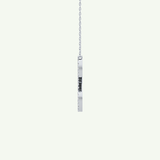 0.198 TCW Round Lab-Grown Diamond L Initial Necklace