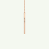 0.473 TCW Round Lab-Grown Diamond O Initial Necklace