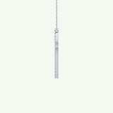 0.473 TCW Round Lab-Grown Diamond O Initial Necklace
