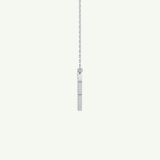 0.138 TCW Round Lab-Grown Diamond P Initial Necklace