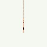 0.187 TCW Round Lab-Grown Diamond Q Initial Necklace