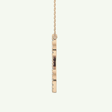 0.585 TCW Round Lab-Grown Diamond S Initial Necklace