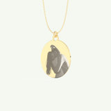 Photo Crafted Engravable Round Pendant Necklace