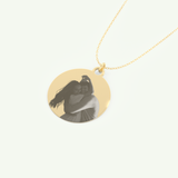 Photo Crafted Engravable Round Pendant Necklace