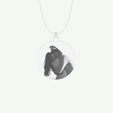 Photo Crafted Engravable Round Pendant Necklace