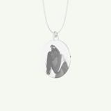 Photo Crafted Engravable Round Pendant Necklace