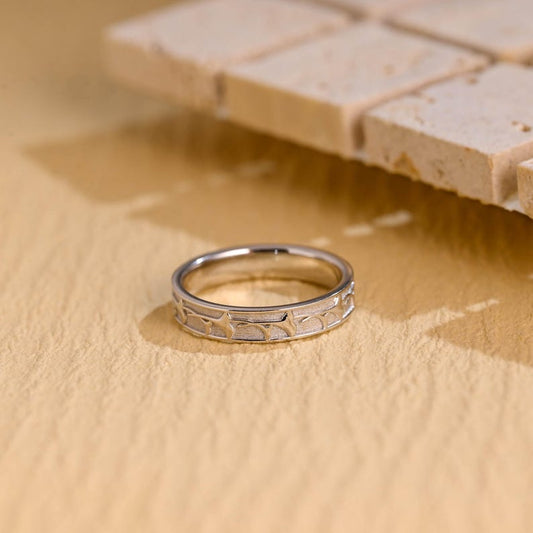 Textured Wedding Band