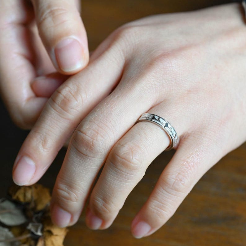 Textured Wedding Band