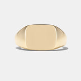 Signet Wedding Band
