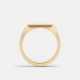 Rectangular Signet Wedding Band