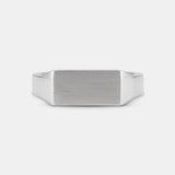 Rectangular Signet Wedding Band