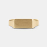 Rectangular Signet Wedding Band