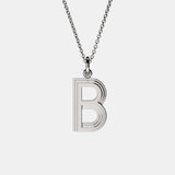 Initial Letter Pendant Necklace