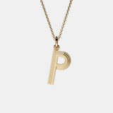 Initial Letter Pendant Necklace