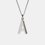 Initial Letter Pendant Necklace