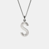 Initial Letter Pendant Necklace