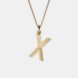 Initial Letter Pendant Necklace