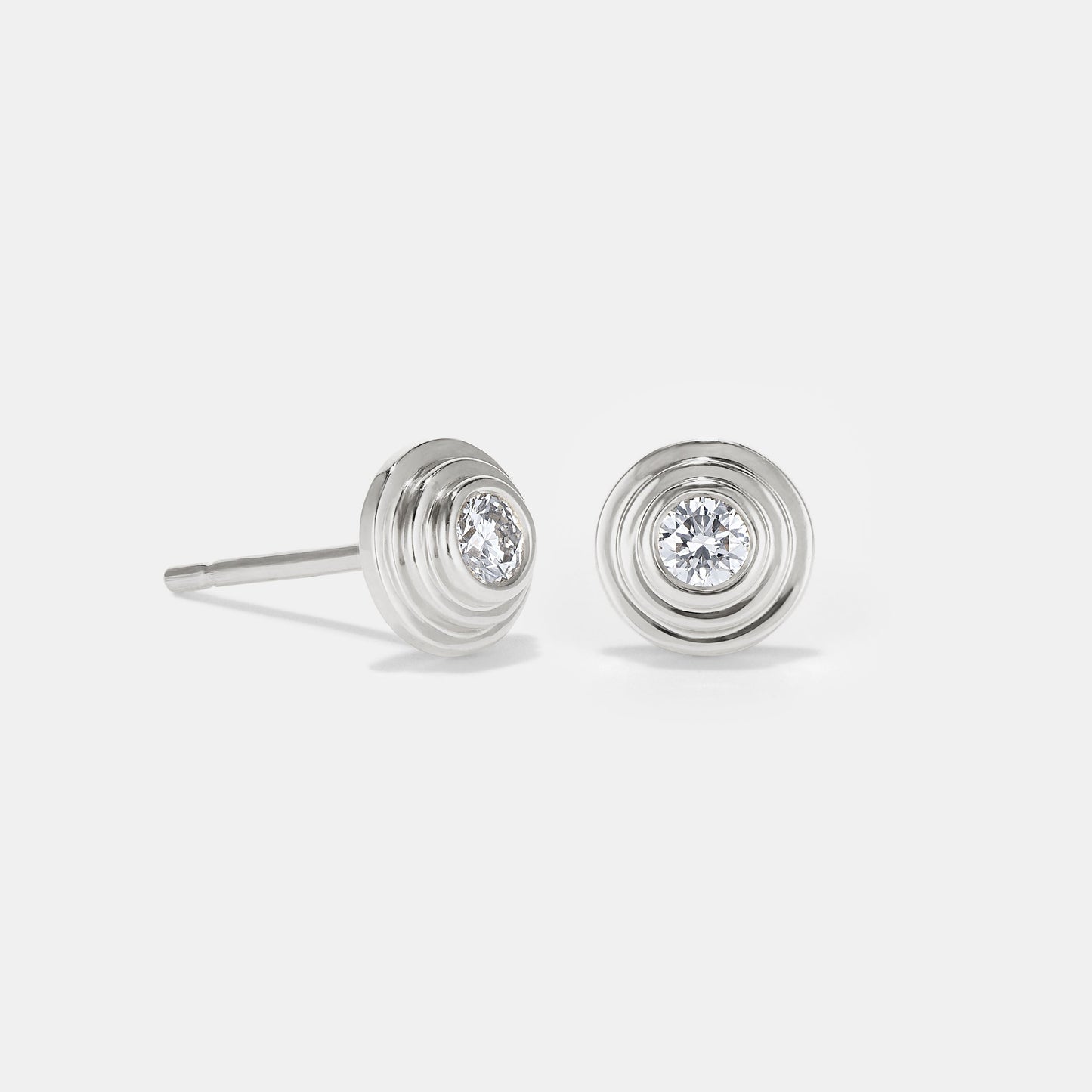 0.20 TCW Round Lab-Grown Diamond Stud Earrings
