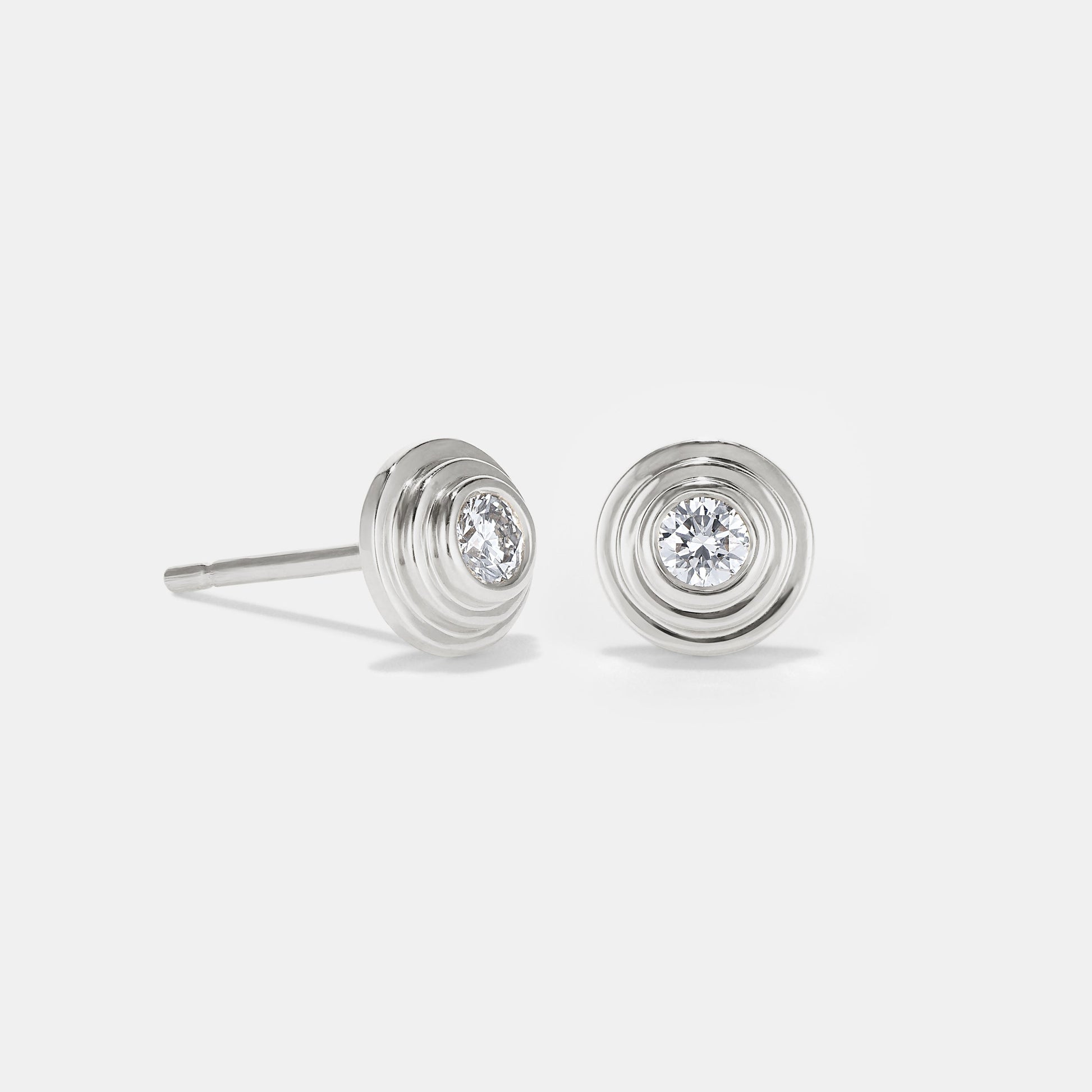 0.20 TCW Round Lab-Grown Diamond Stud Earrings