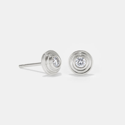 0.20 TCW Round Lab-Grown Diamond Stud Earrings