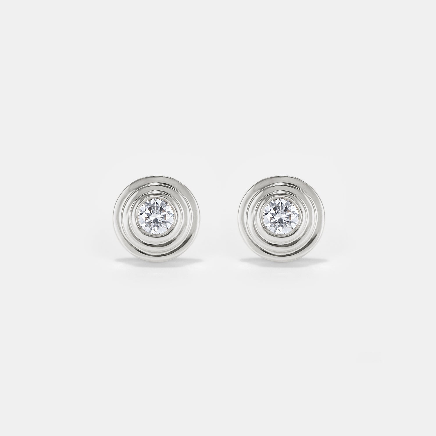 0.20 TCW Round Lab-Grown Diamond Stud Earrings