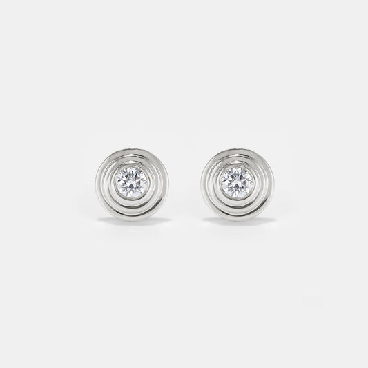 0.20 TCW Round Lab-Grown Diamond Stud Earrings