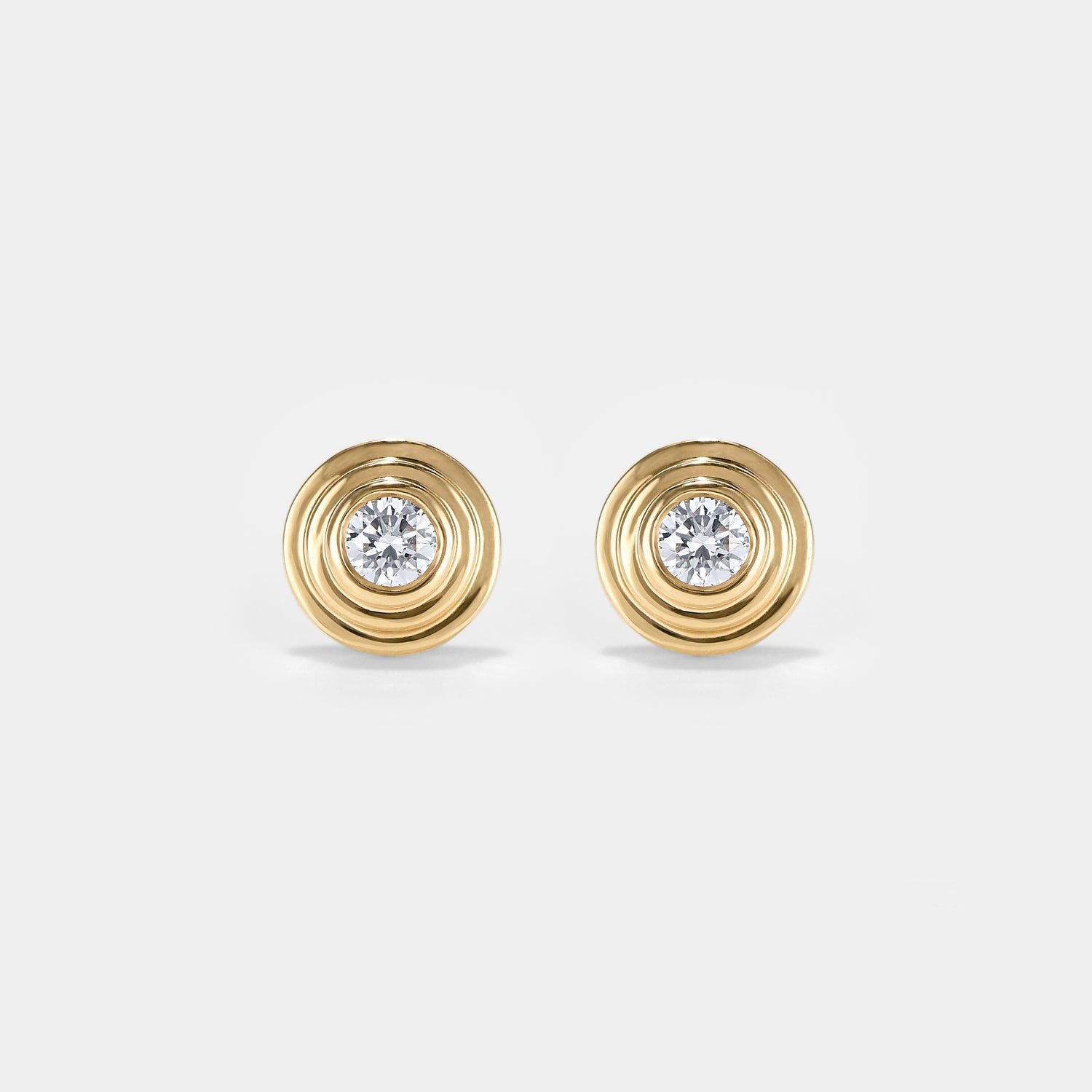 0.20 TCW Round Lab-Grown Diamond Stud Earrings