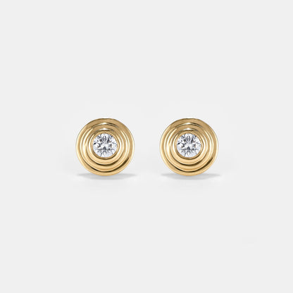 0.20 TCW Round Lab-Grown Diamond Stud Earrings