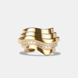 0.155 TCW Round Lab-Grown Diamond Single Earcuff